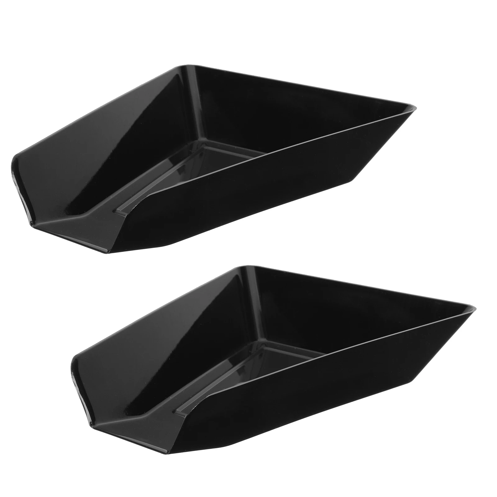 

2Pcs Coffee Beans Storage Tray Premium Plastic Roasted Coffee Beans Display Plate Stable Flexible Non-Deformable Cafe Use Sample