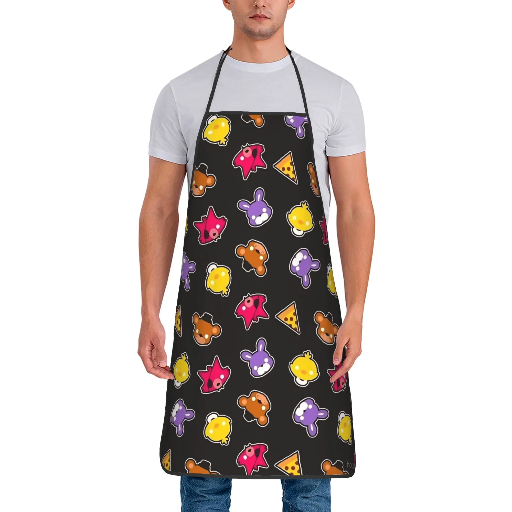 

Фартук FNAF At Freddy's: милые аксессуары для уборки и кухни, фартуки для барбекю и маникюра без карманов