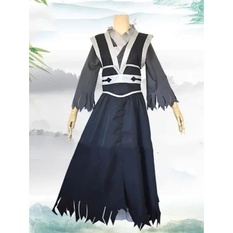 Anime Grandmaster of ic Cultivation Wen Ning Cosplay Costume Men Wen Ning Costume Mo Dao Zu Shi Costumes wig Shoes