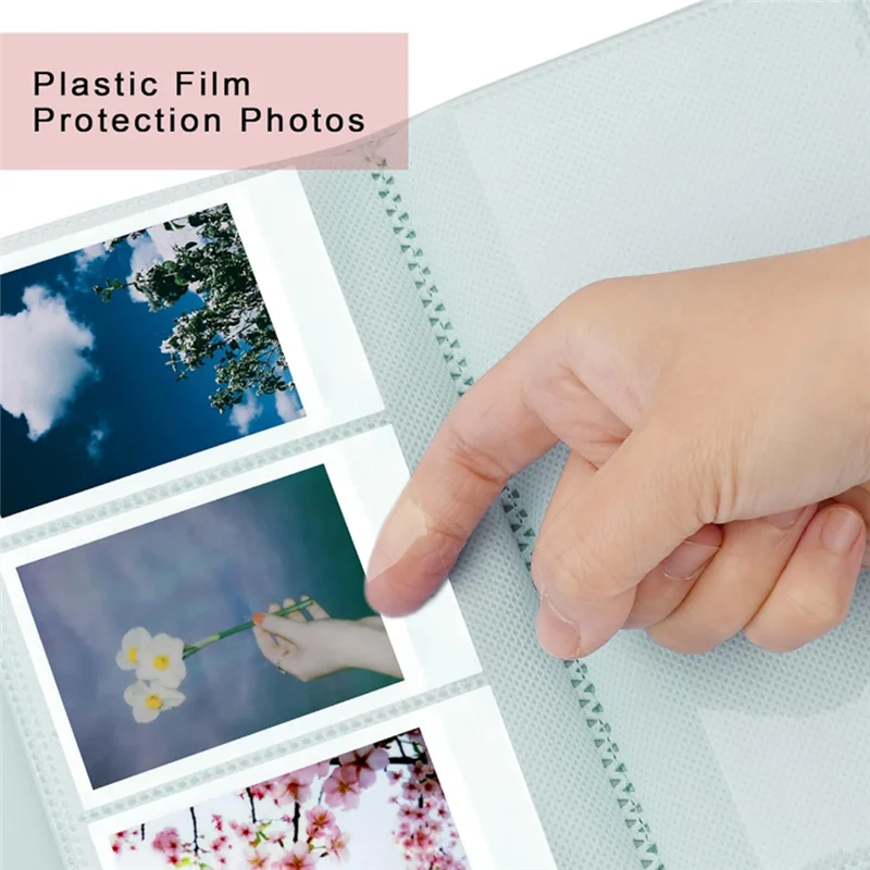 Instax Mini 12 11 용 카메라 가방 Fujifilm 필름 카메라 케이스 108 포켓 3 인치 미니 필름 사진 앨범 도서