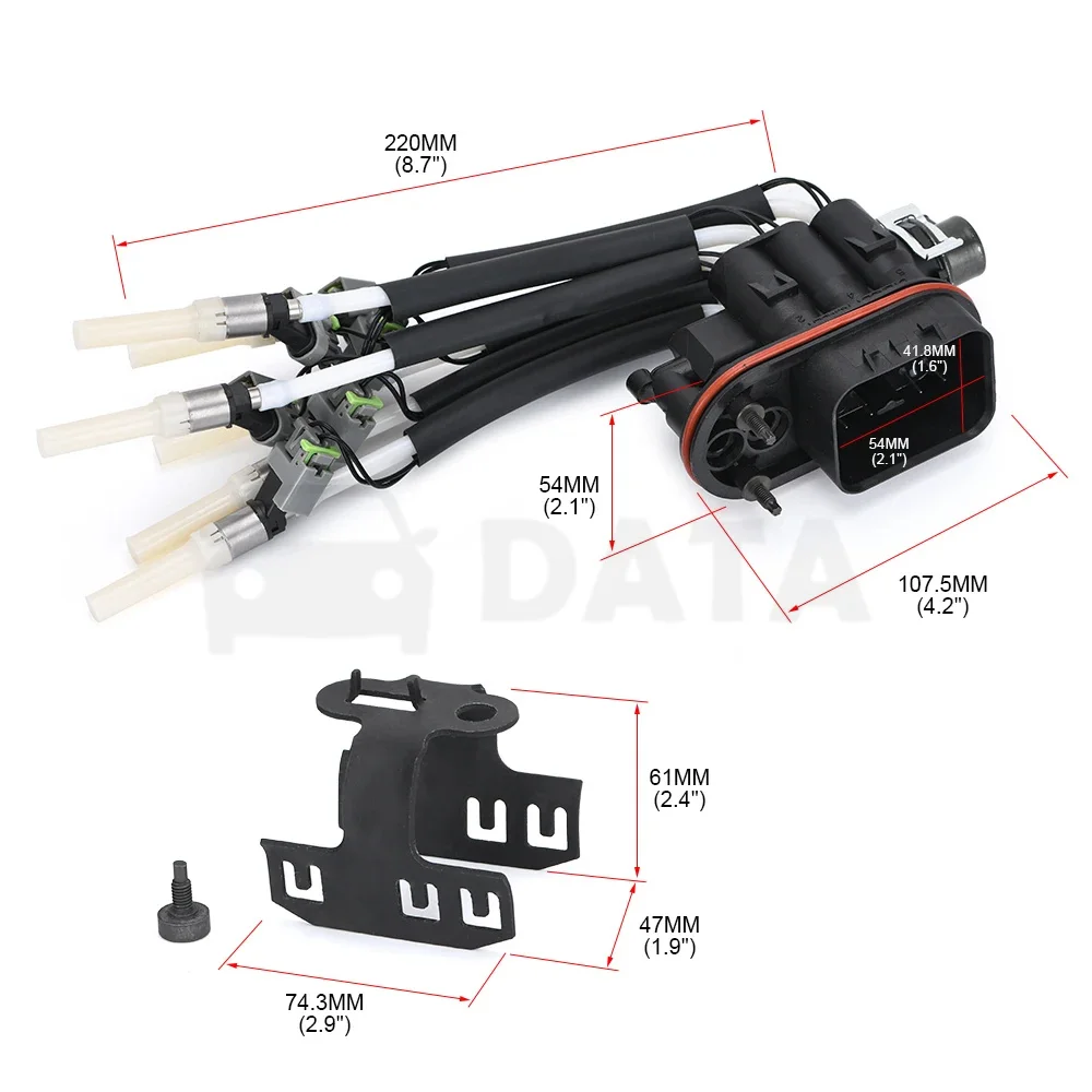 

12568332 FJ503 Spider Fuel Injector 6 Cylinder w/ Retaining Bracket SCPI to MPFIFJ10565 For 96-05 Chevrolet Chevy GMC GM V6 4.3L