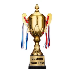 42cm Trophy Cup Winner Carnival Tournaments Metal Competitions Award Cup Props Football Medals for Winner Kids and Adult