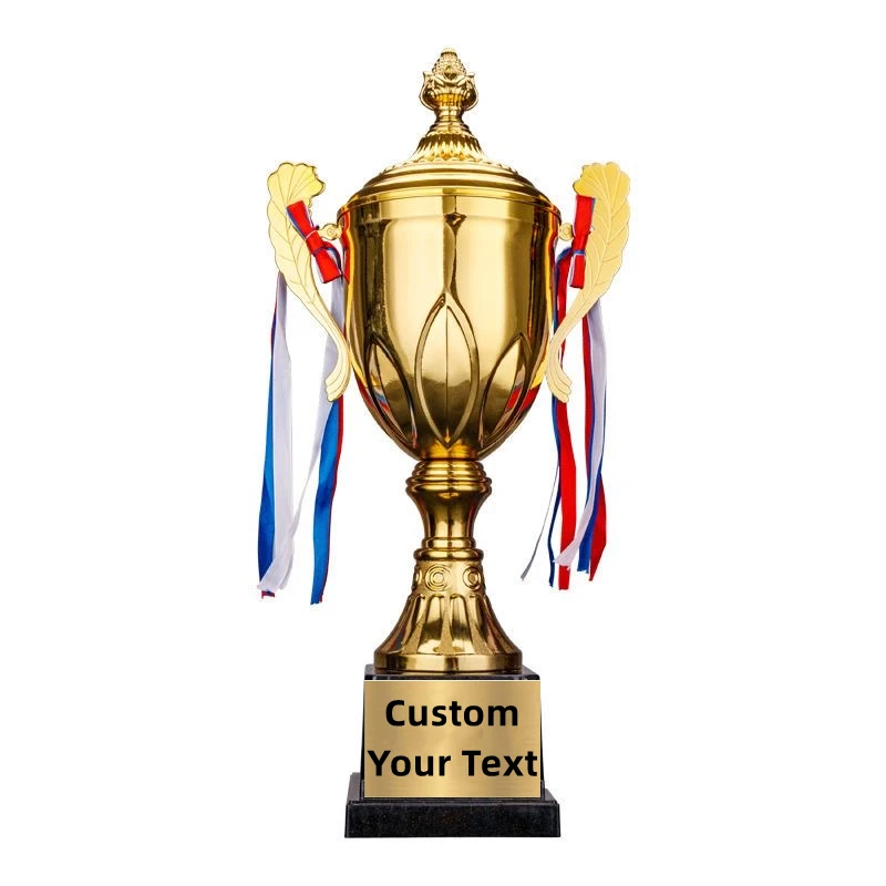 42cm Trophy Cup Winner Carnival Tournaments Metal Competitions Award Cup Props Football Medals for Winner Kids and Adult