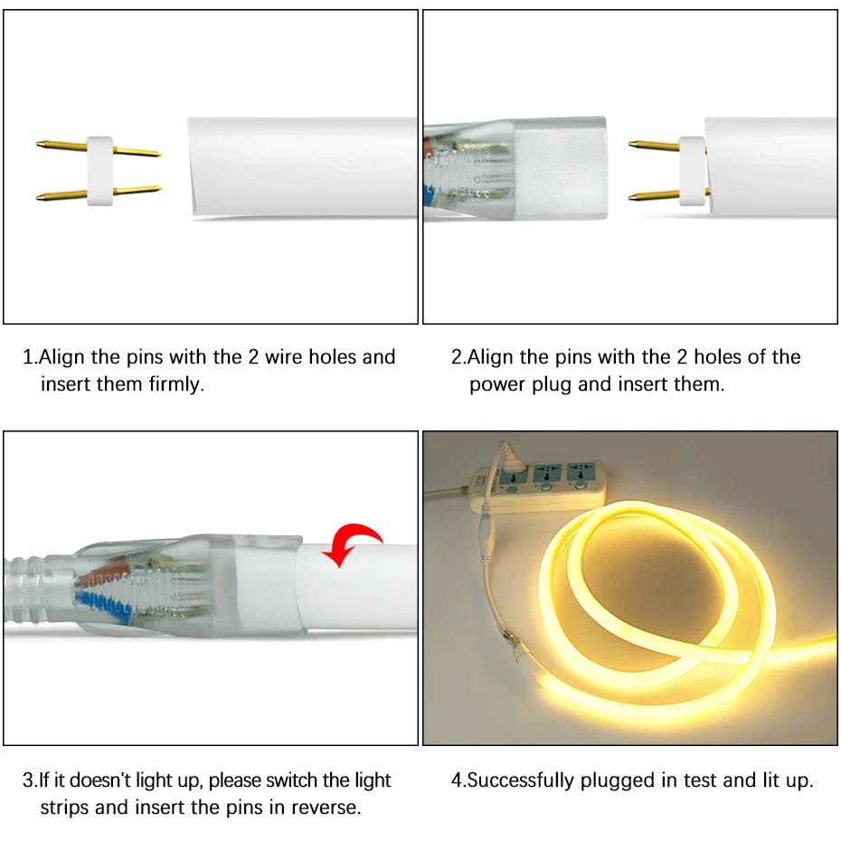 Redonda LED Neon Strip Light para decoração de casa, corda flexível, tubo, SMD 2835, IP67, 1-100m, 220V, 120LEDs por m, 360