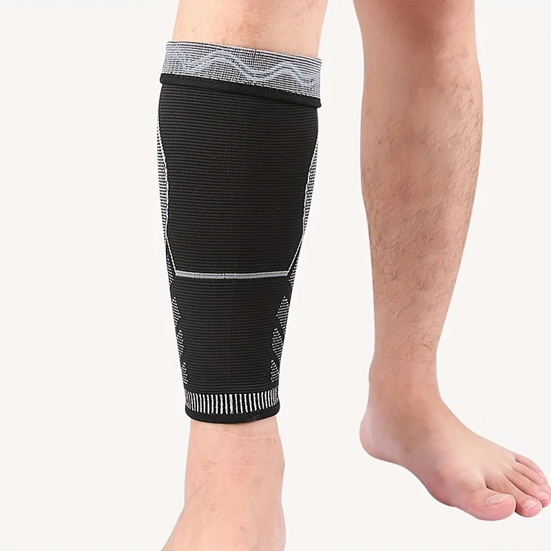 1 Stück Herren-Kompressions-Beinmanschetten – atmungsaktive Wadenstütze für den Lauf-, Basketball-, Marathon-Sportschutz – Detail 3