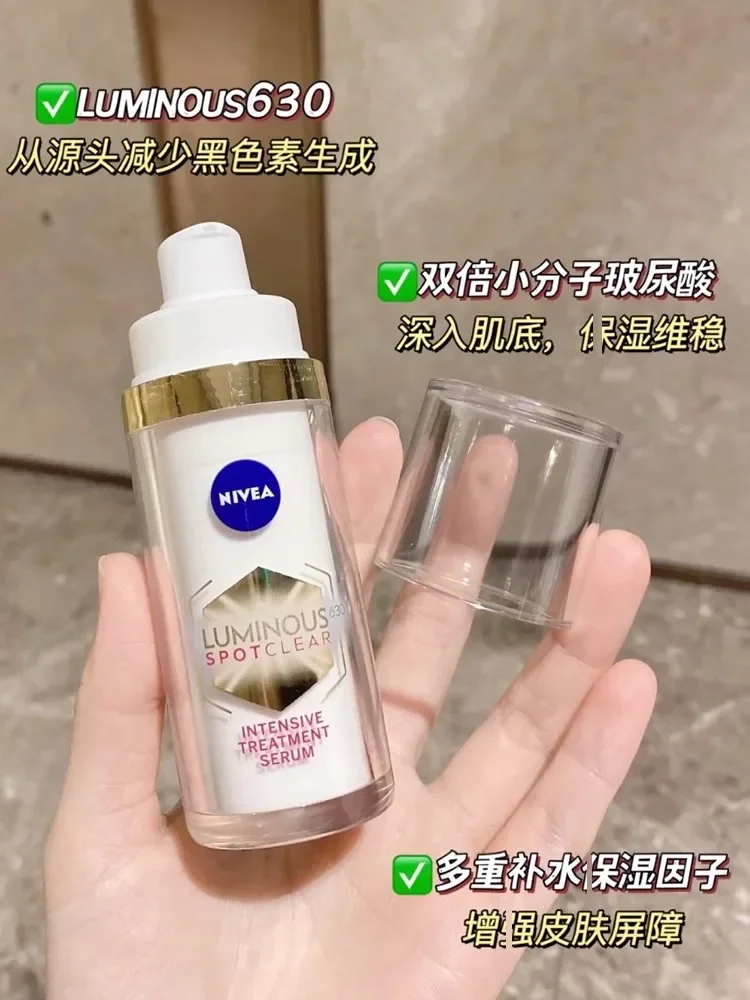 Nivea 630 Whitening Serum 30ml Spot Clear Reduce Acne Marks Improve Dullness Brightens Essence Rare Beauty Face Care Skincare