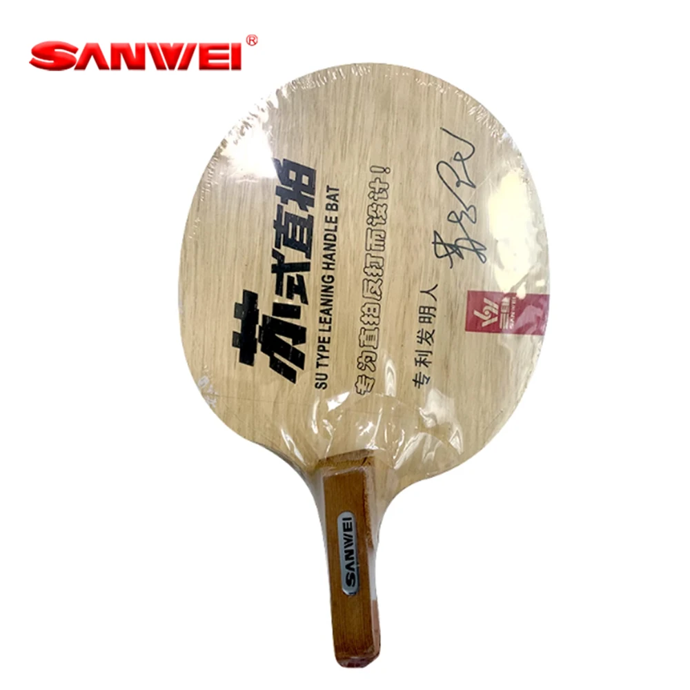 

Original SANWEI Old Model Su Style Penhold Racket 96 Style Shakehand Table Tennis Racket Irregular Shape Racket