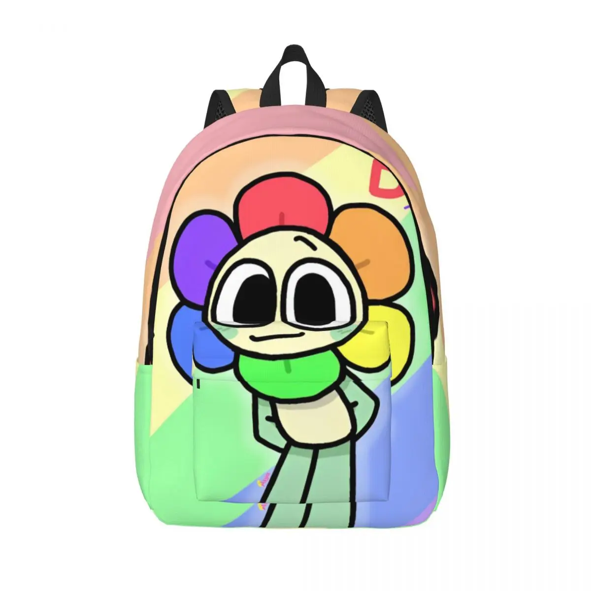 

Dandys World Fashion Backpack with Pocket Student Hiking Game Cute Cartoon Daypack for Men Women Laptop Computer Canvas Bags