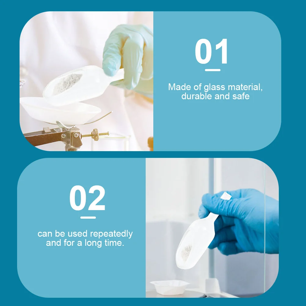 

Glass Laboratory Weighing Funnel Transparent Durable Scoop for Precise Powder Transfer School Experiment Weighing Tool