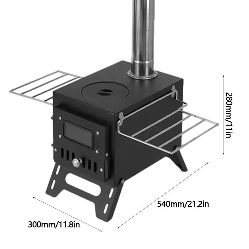 multifunction Tent Stove Detachable Outdoor Camping Stoves Wood Stove Heating Burner Stove for Hiking Camping Travel Cookout