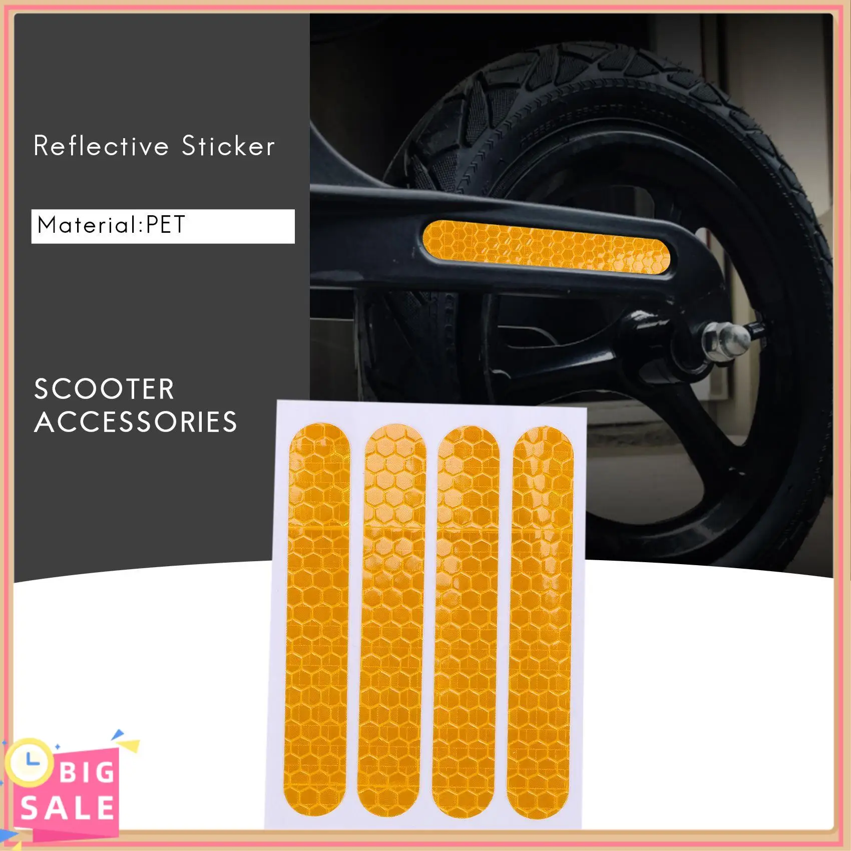 Better-Front Rear Wheel Cover Protective Shell Reflective Sticker For Ninebot Max G30 Scooter Accessories 4PCS