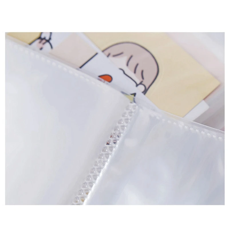 A6 Large Capacity Pocket Storage Book Card Bill Sticker Invoice Note Collection Business Card Book