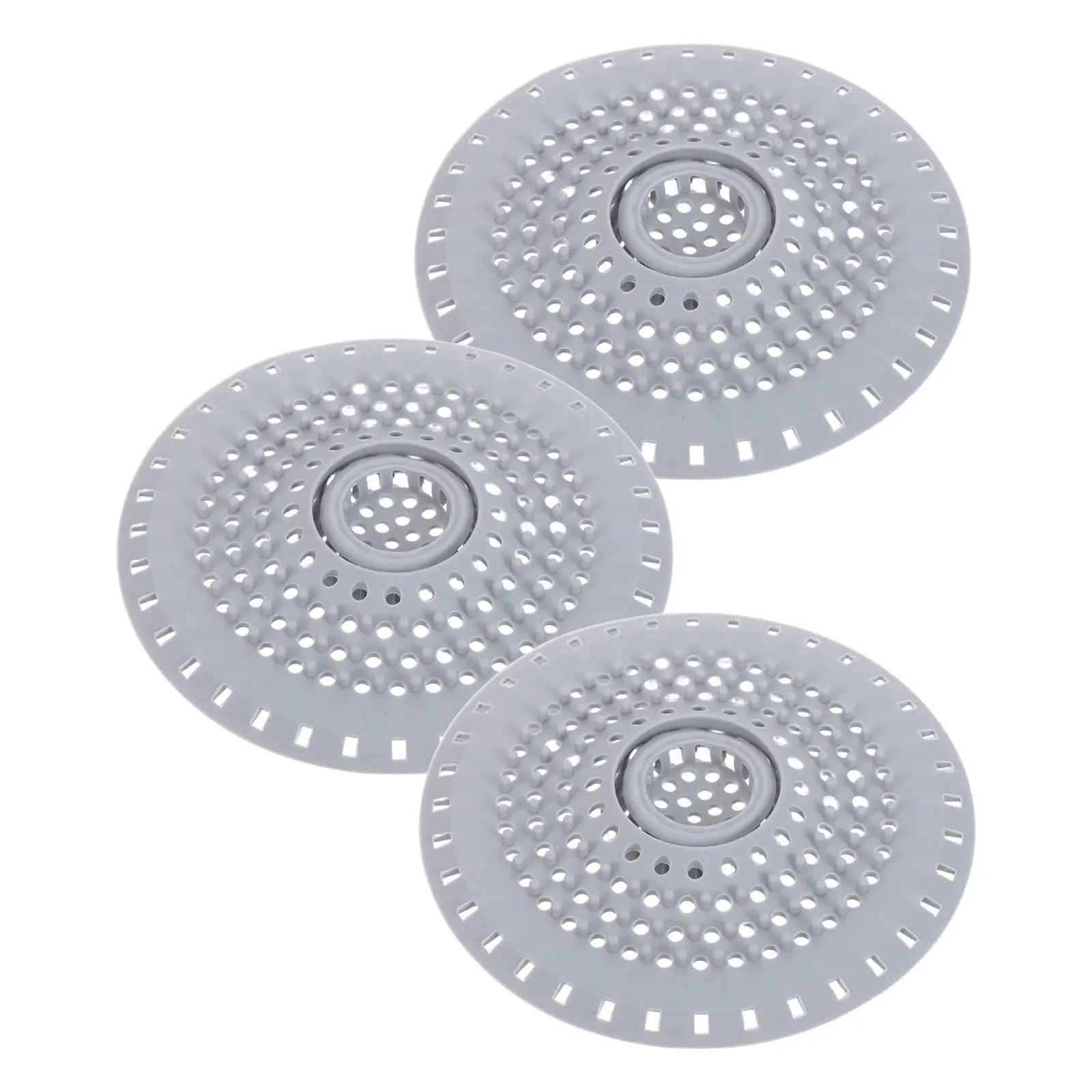 

Набор из 3-х сетчатых фильтров для слива в ванной, уловителей волос для душа, предотвращающих засоры в ванне