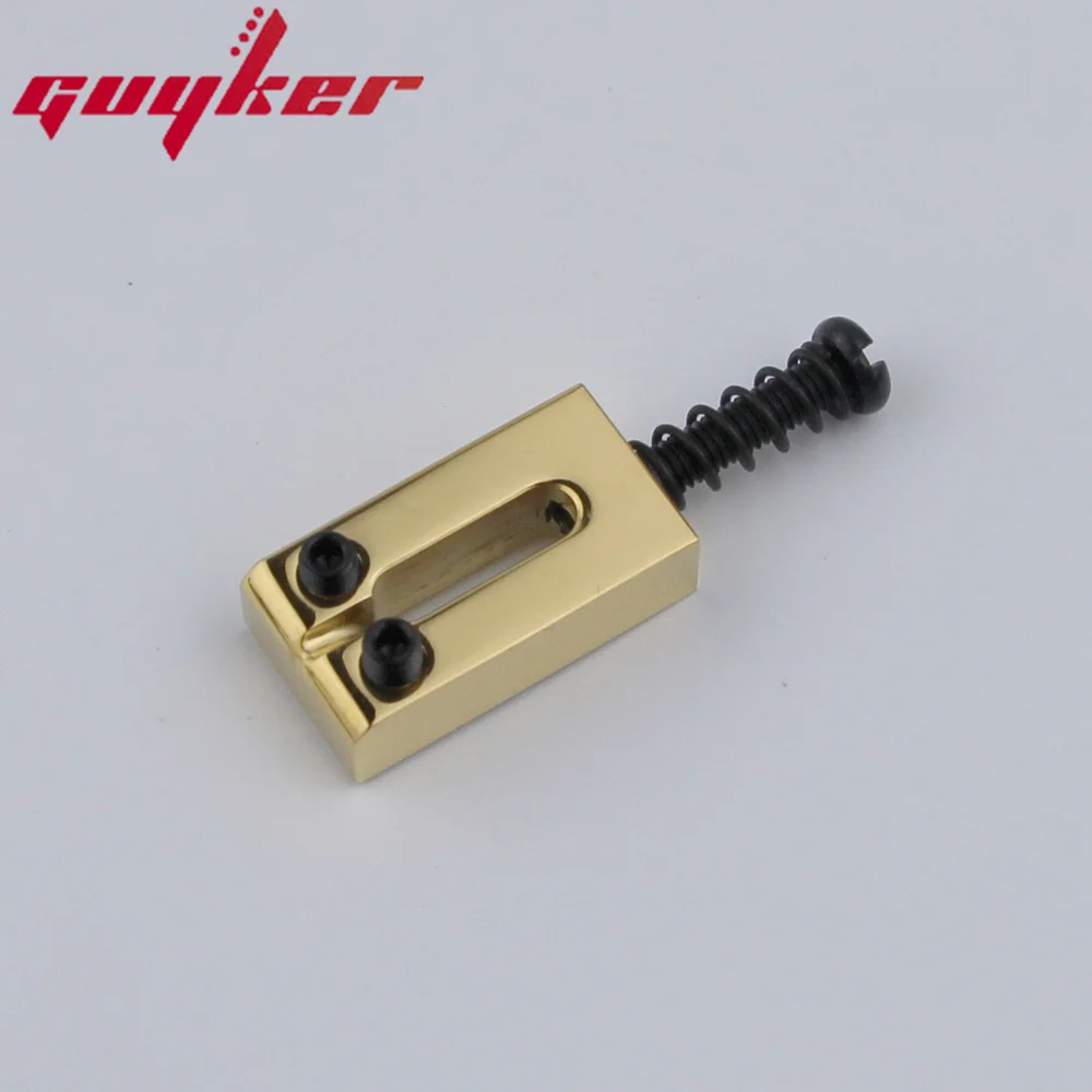 New Gold 10.5MM Stainless Steel Primary Color Polishing Guitar Tremolo Bridge Saddles For ST