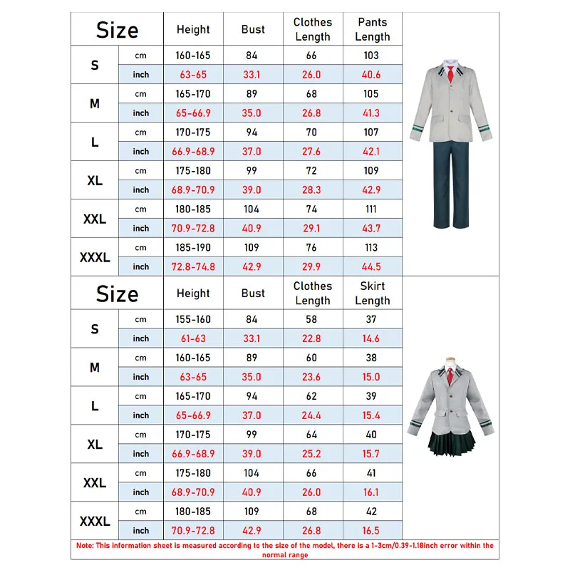 Anime Midoriya Izuku Ochaco Uraraka Cosplay My Hero Academia Cosplay Costumes Uniform Eqaulettes Tie Suits Halloween Cos Unisex - view 6