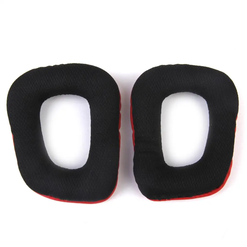 Premium Sponge Ear Pads Black Replacement Cushions for Logitech G35 G930 G430 F450 Headphone Accessories