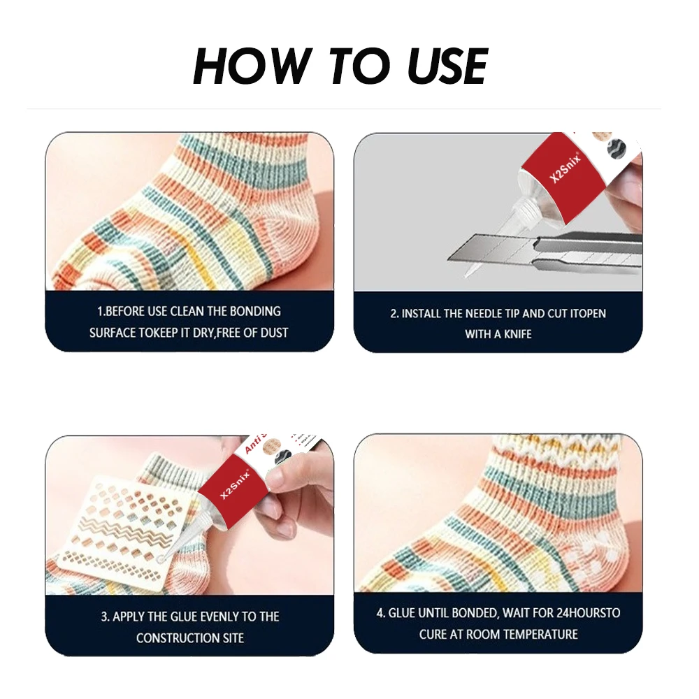 Anti-Slip Adhesive, High Traction Grip Enhancer Easy Apply Durable Essential for All Footwear Non-slip Solution on Wet/Rainy/Ice