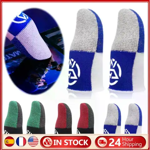เกมมือถือถุงมือปลายนิ้วสําหรับ PUBG Gamer Anti-SLIP Sweatproof หน้าจอสัมผัสแขน Breathable GAMING Finger COVER