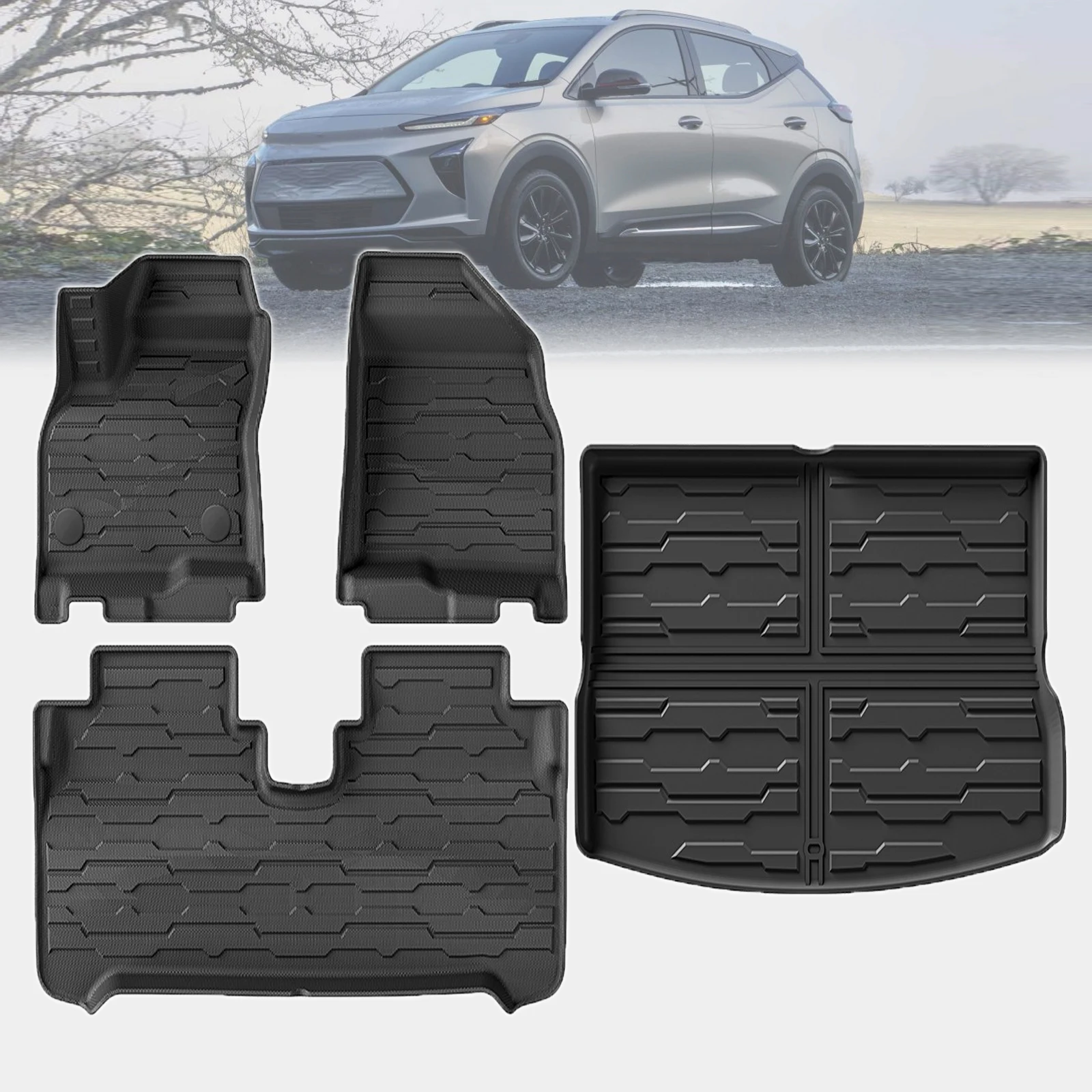 

for Chevrolet Chevy Bolt EUV 2025 2024 2023 2022 (Not fit for EV) Waterproof 3D TPE Car Mats, Perfect Fit, Odorless Accessories