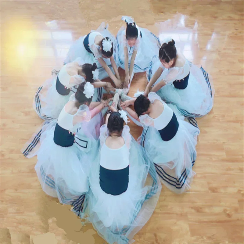 

Классический балетный костюм Жизель с короткими рукавами-фонариками для взрослых женщин, длинное балетное платье-леотард, профессиональное туту, балетная одежда для девочек