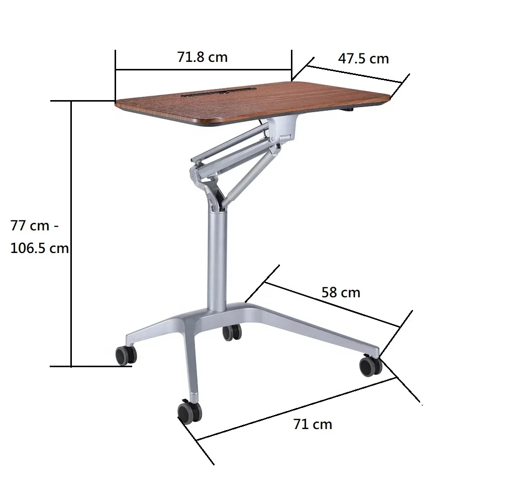Staand pneumatisch in hoogte verstelbaar mobiele telefoonbeugel Laptopbureau