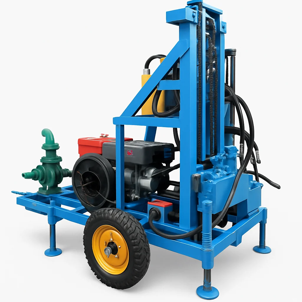 100M 200M 303 Meters Depth   In Mining Environments Machine For Drilling Water Well Drilling Rig