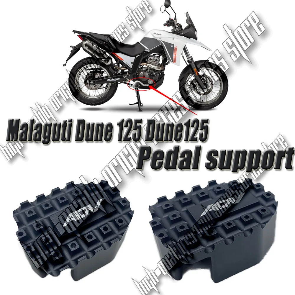 

For Malaguti Dune 125 Rear Foot Brake Lever Pedal Enlarge Extension Rear Brake Peg Pad Extender Fit Malaguti Dune 125 Dune125