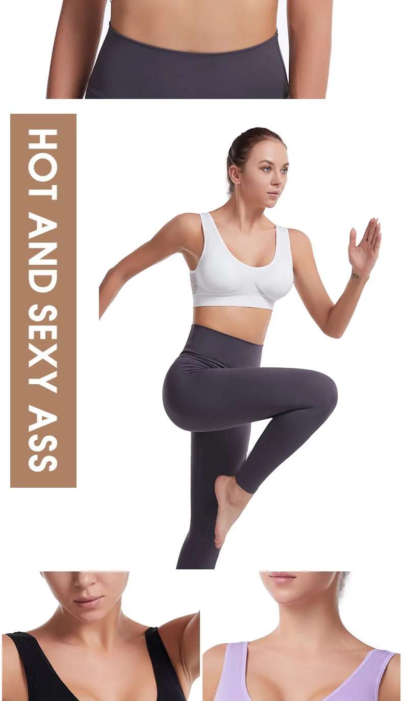 Stoßfester Sport-Yoga-BH für Frauen mit herausnehmbaren Brustpolstern, S-7XL, sexy elastischer Rücken, Baumwoll-Schlaf-BH, bequemes Schlafoberteil. – Detail 12