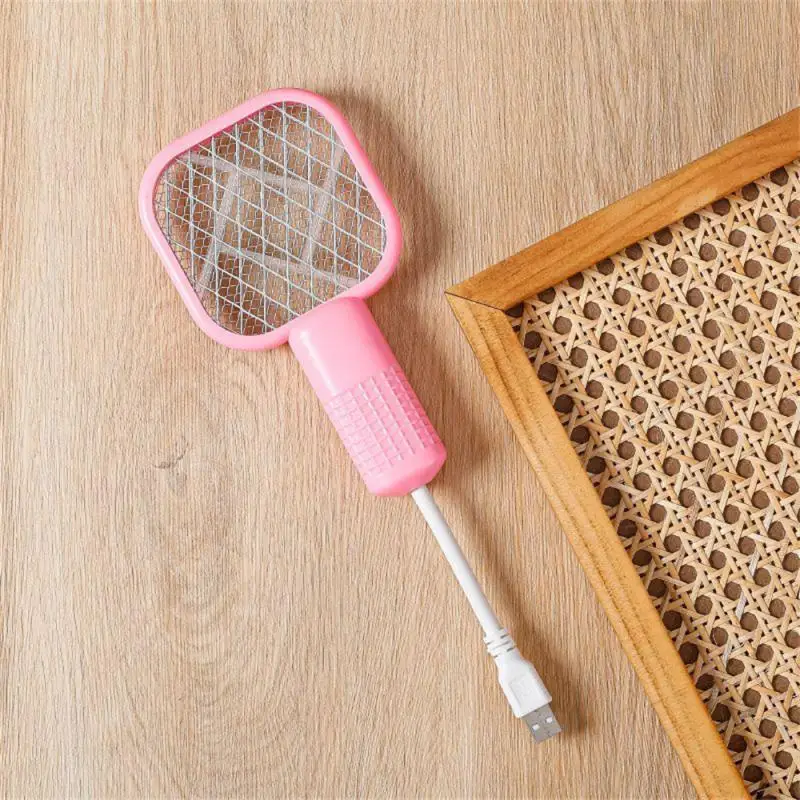 1/2/4PCS High Density Power Grid Small Household Electric Mosquito Swatter Inner Aluminum Mesh Usb Mosquito Swatter Mini Compact