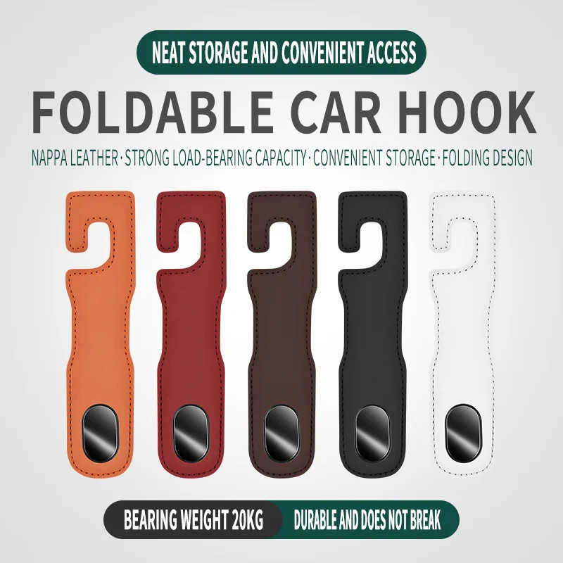 Car hook  pendant Seat back Hidden double hook Rear bag Storage hook  pendant