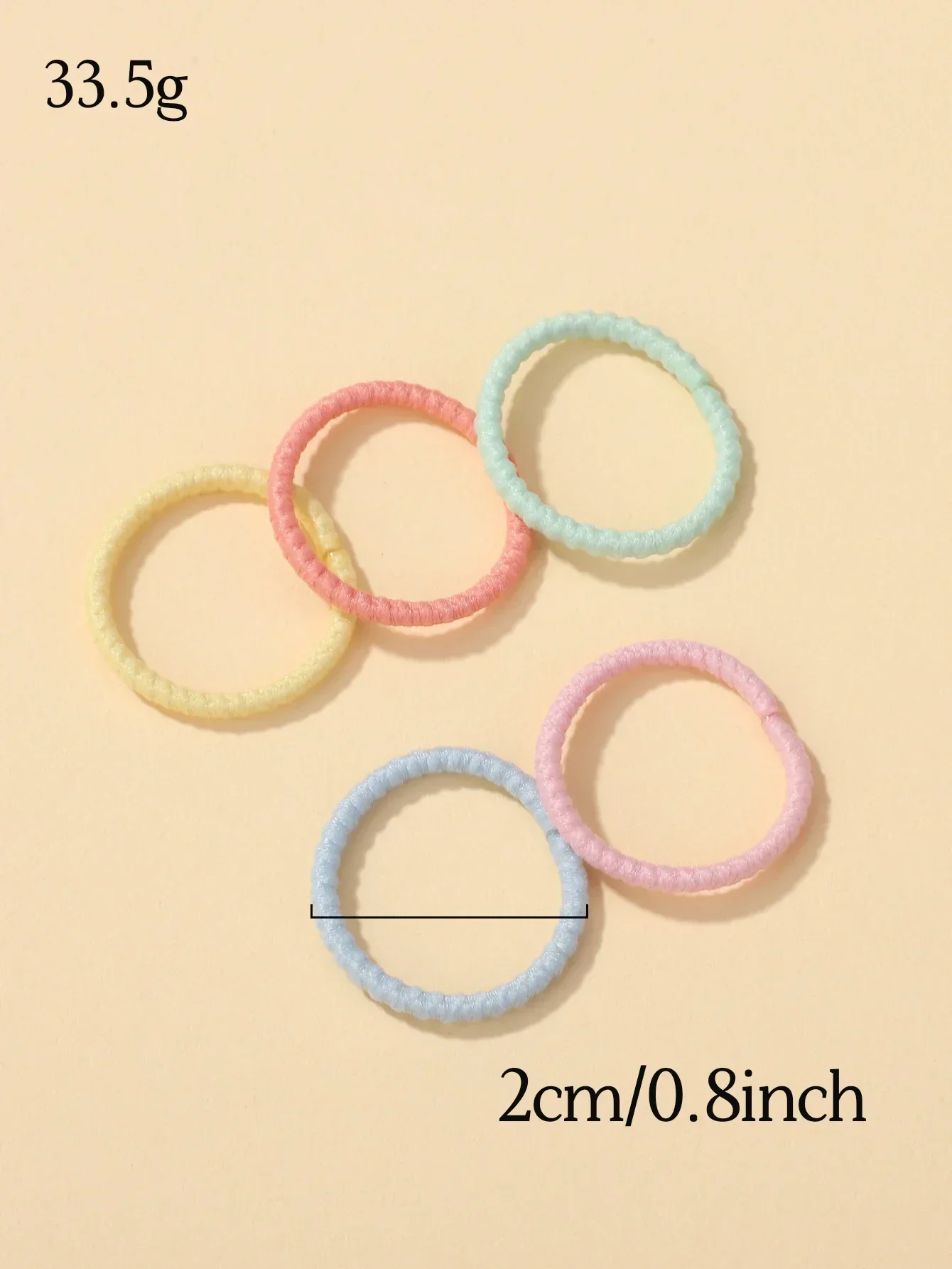 100Pcs New Colorful Elastic Hair Bands Baby Girls Small Children Ponytail Holder Kids Headband Rubber Band Hair Tie Accessories