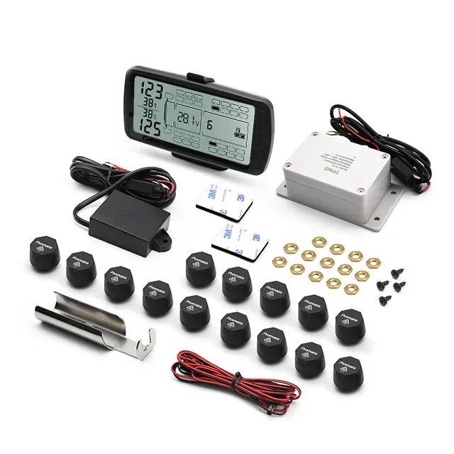 

203 PSI Truck TPMS Tyre Monitor System With Booster With Data Output Function Auto Electrical