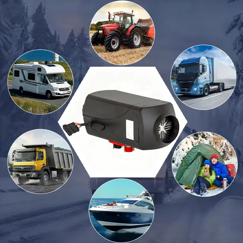 New 5kw Fuel Heater Air Conditioner 12V 24V 8Kw Air Diesel Parking Heater For Truck