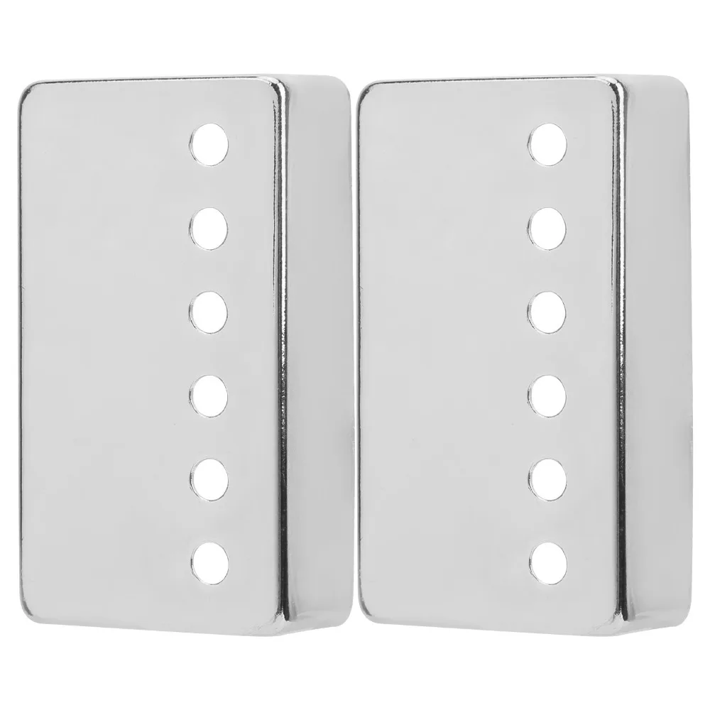 2Pcs Brass Guitar Pickup Cover ​Pole Spacing ​50 mm/52 mm ​Electric Guitar Pickup Shell ​Black/Gold/Silver