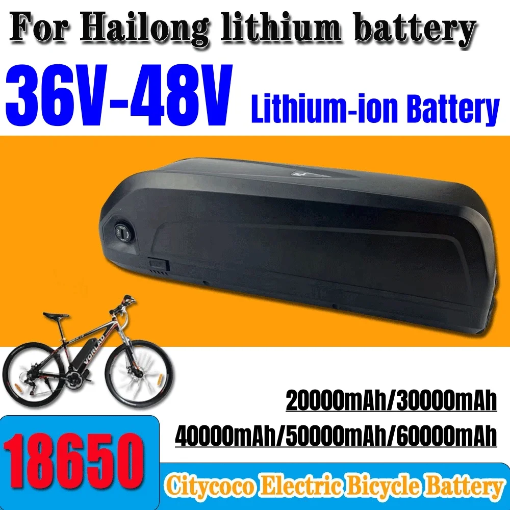 🐍 Hailong 36V 40Ah/48V 50Ah Battery | Suitable for Octagonal BBS02/BBS03 Motors