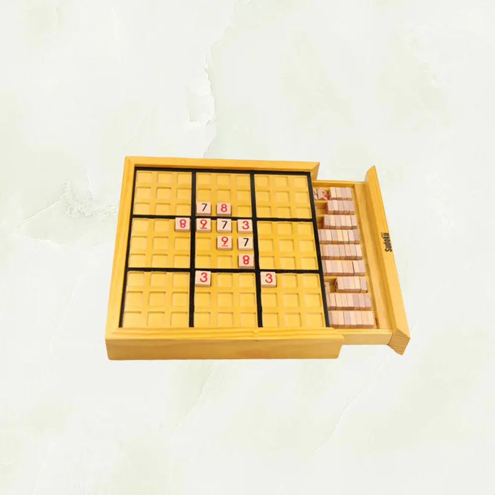 Intellectual Sudoku Board Number Puzzle Game Challenge for Adults Kids Family Playing Relaxation