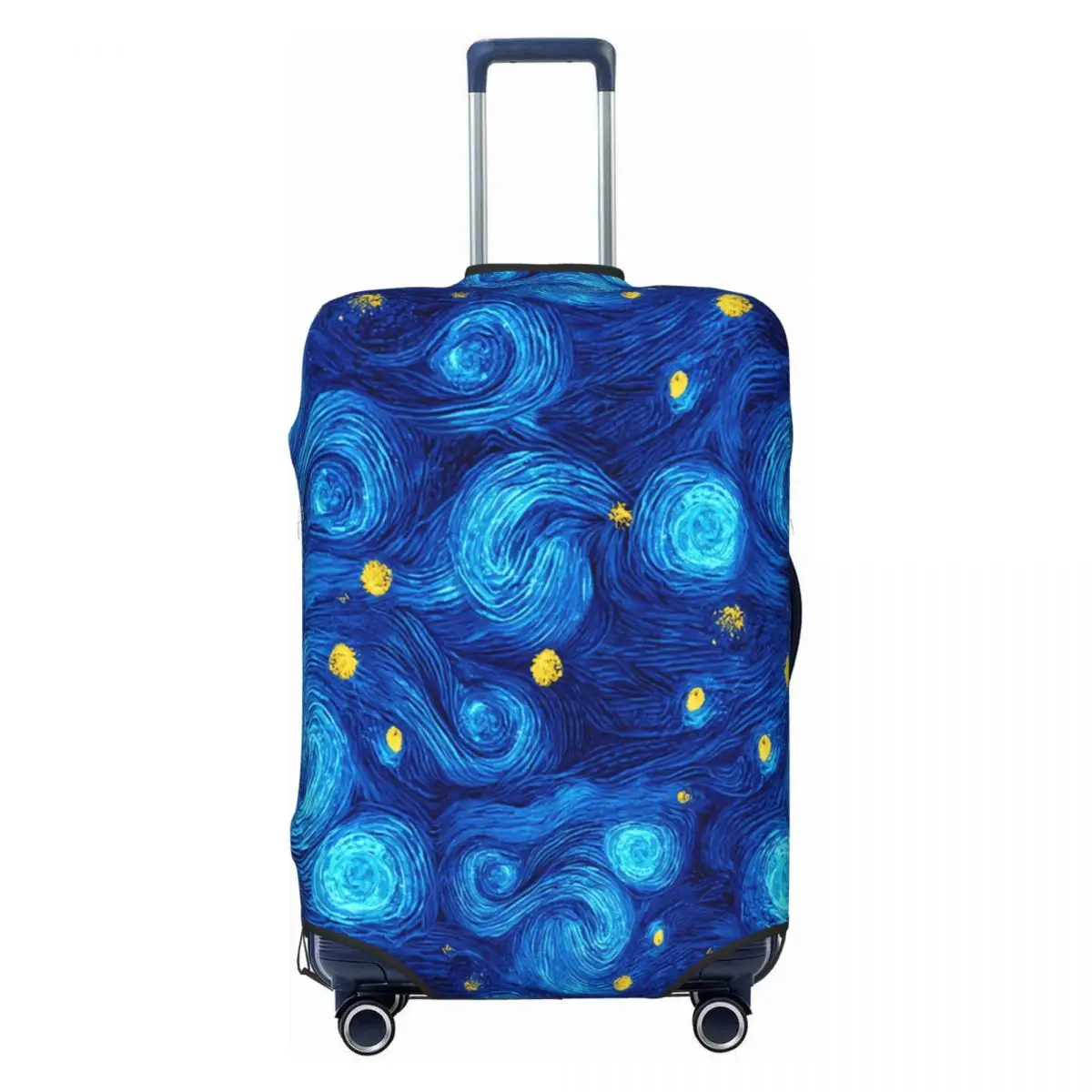 

Van Gogh The Starry Night Travel Luggage Cover Washable Suitcase Cover Protector Fit 18-32 Inch