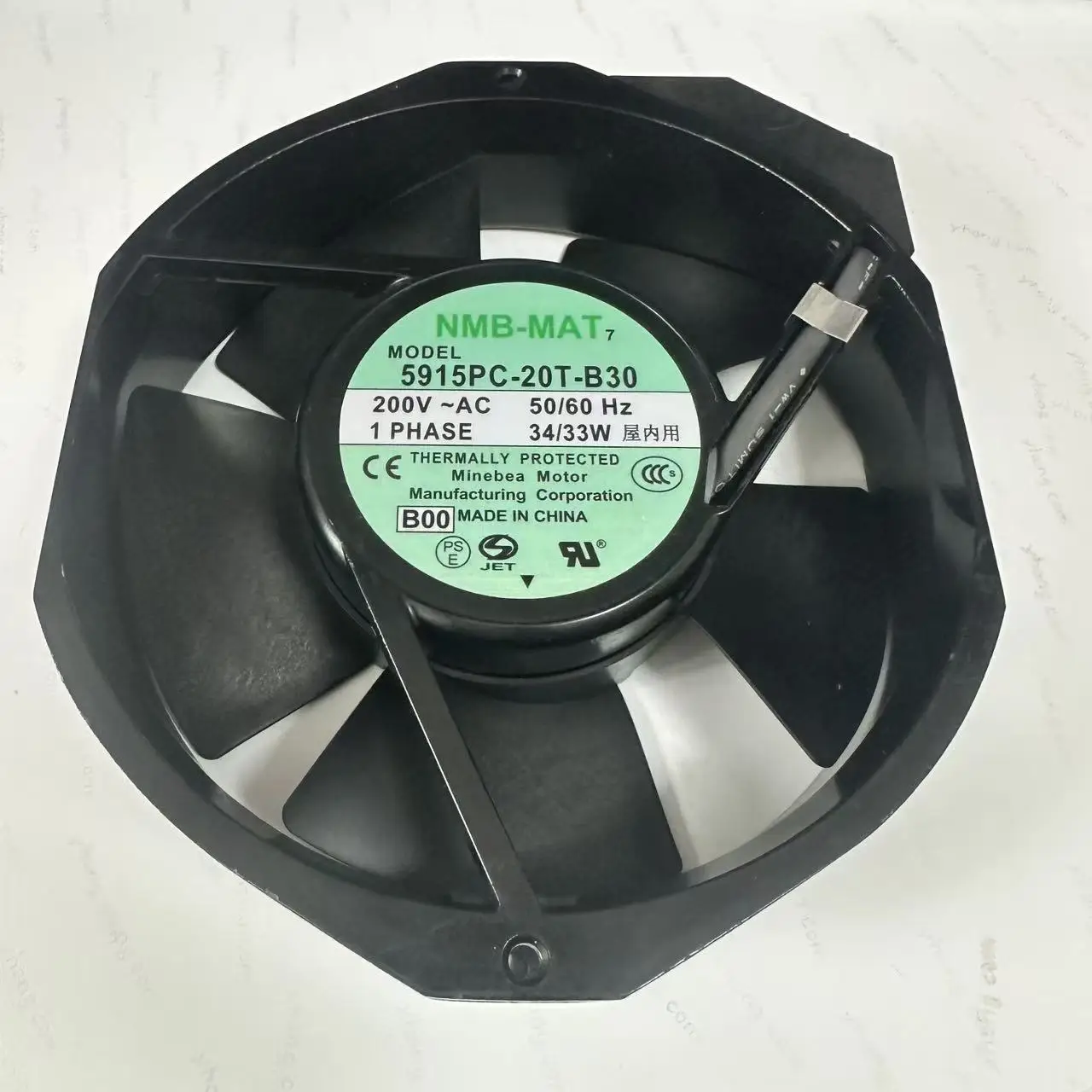 NMB-MAT 5915PC-20T-B30 B00 Cooling Fan 34W 172x150x38mm