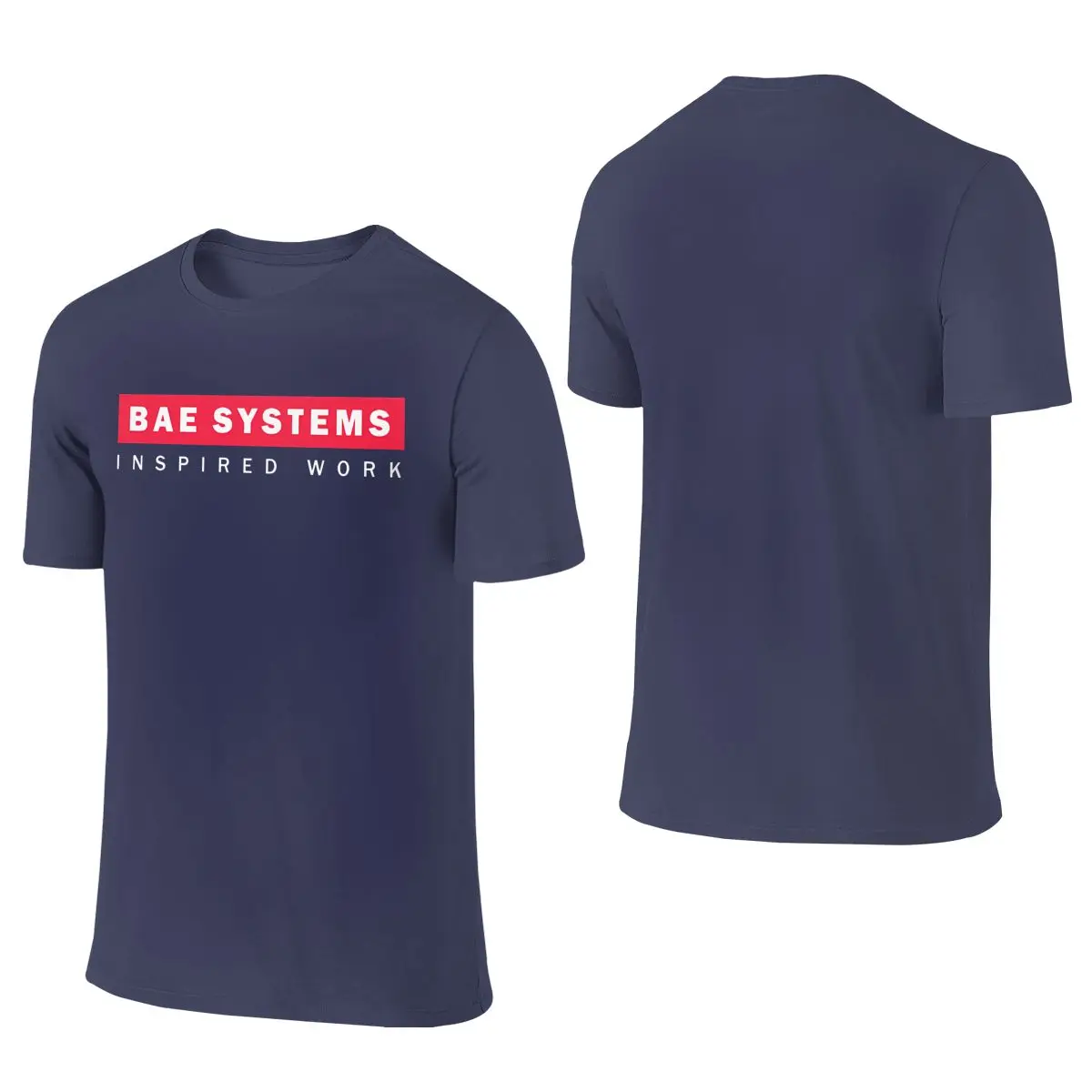 BAE Systems British Logo Oversize Reversible T-shirt Simple Commuting   Women's T-shirts