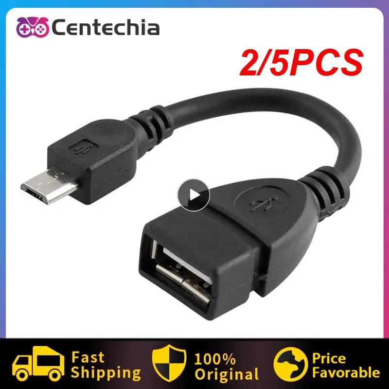 2/5PCS Micro USB Male To USB 2.0 Female OTG Data Cable Converter Host Adapter Cable For Mobile Phone Nexus