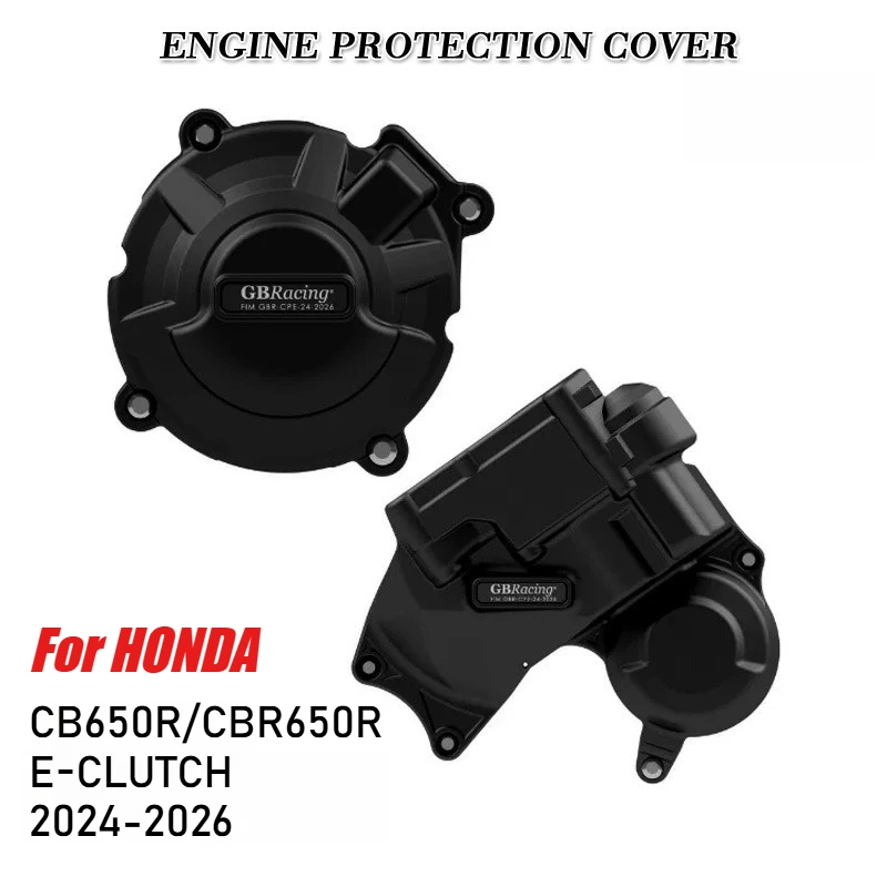 ホンダcbr650r-cb650r-e-clutch-2024-2025-2026用エンジン保護カバーセット-cb-cbr-650-r-セカンダリeクラッチオルタネーターカバー