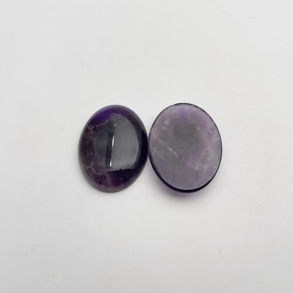 fashion Good quality amethyst Natual Stone bead oval cabochon 40x30MM necklace ring accessories jewelry making 4Pc Good quality