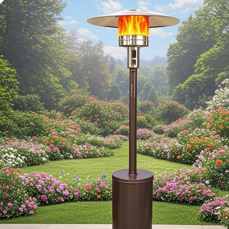 Restaurant winter cold umbrella heater gas heating heating hot air umbrella meeting room heating tower heater