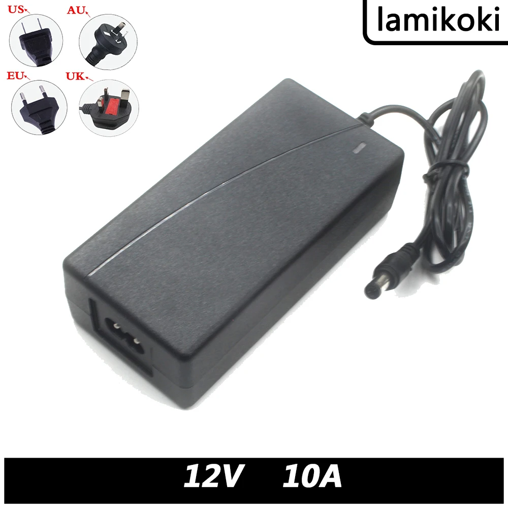 

12V10A Power Supply Monitoring Water Pump Barbecue Machine Fan Semiconductor Refrigeration Chip Motor Horse Air Pump 12V Adapter