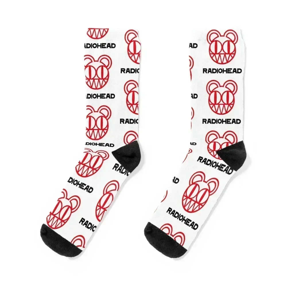 

RADIOHEADS Socks cotton christmass gift summer tennis Girl'S Socks Men's Rugby Soccer Stockings man Girl'S Socks Men's