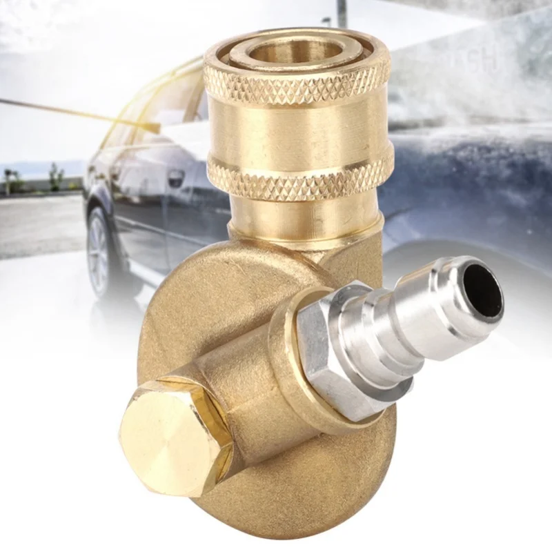 

Распылительная насадка для мойки высокого давления, 7 уровней 240 ° Регулируемый наконечник сопла, быстрая заглушка 1/4 дюйма