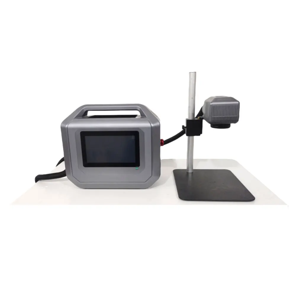 

Small Portable and Desktop Laser Marking Machine Print Metal Plastic Wood