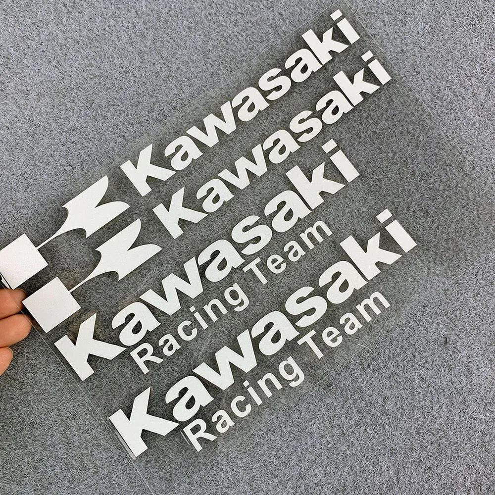 Motorcycle Kawasaki Ninja Sticker Letter Body Fuel Tank Helmet Reflective Waterproof Sticker Car Decorative Decal Universal