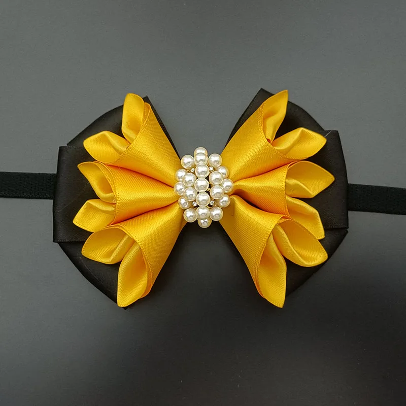 Herren Hochzeit Fliege britische koreanische Anzug Hemd Accessoires Original Design handgemachte Schmuck Geschenke Mode Perle Kristall Fliege – Detail 3