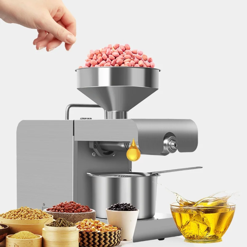 Fully Automatic Stainless Steel  Oil Press Machine for Peanuts Arugula Walnuts Kernel Frying Oil Processing Lines